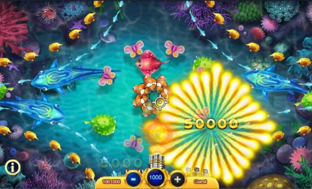 Các loại súng cực chiến chỉ có tại ban ca Thần Tài - game săn cá